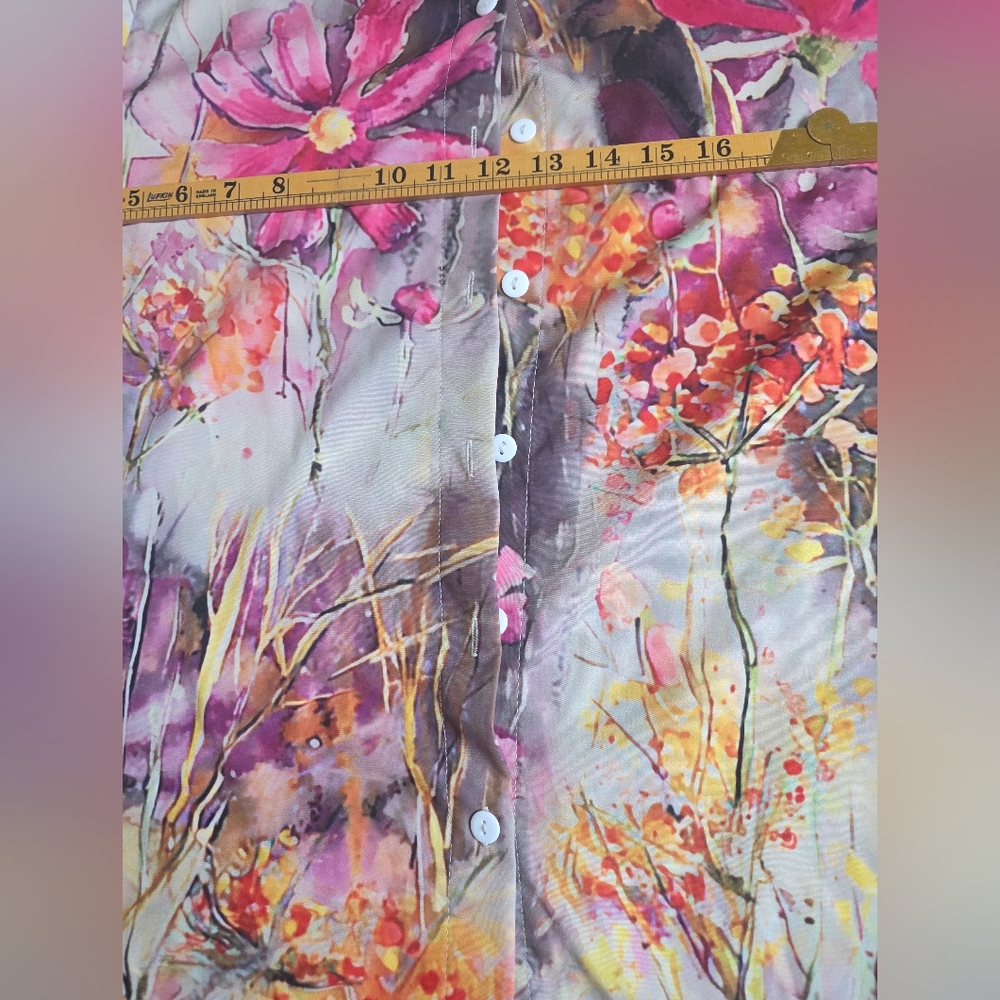 5/25$ Women's Floral Blouse - Picture 8 of 15